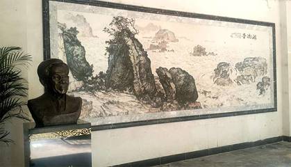 佛山工厂直销 室内户外陶瓷景观山水壁画电视背景墙砖加工定制